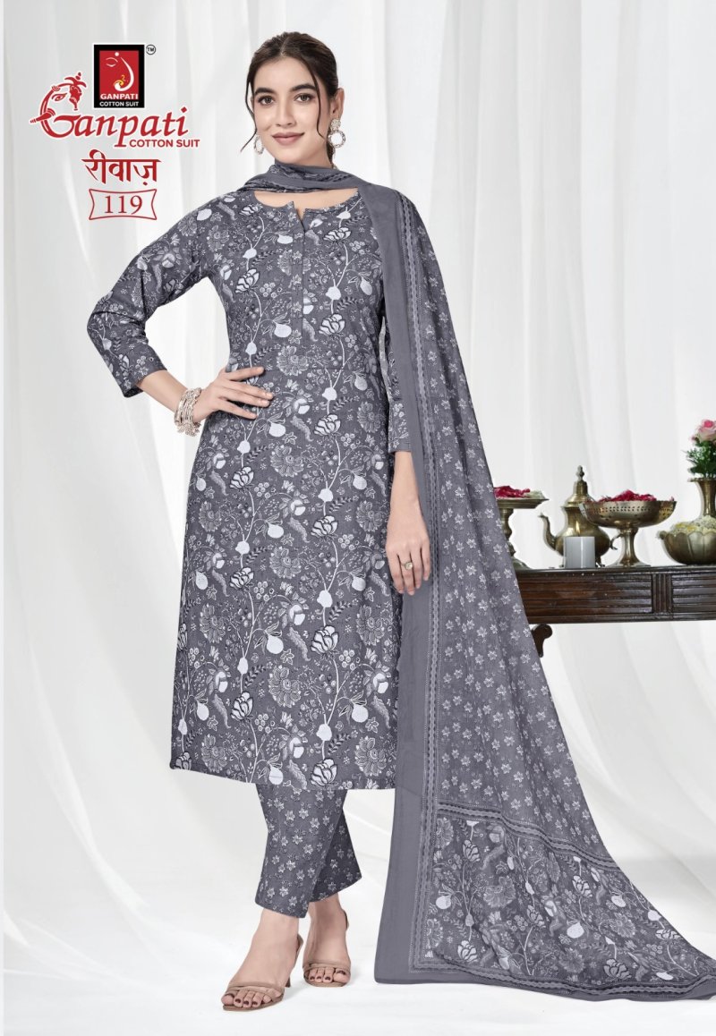 riwaz Vol 2 By Ganpati Cotton Printed Dress Material
